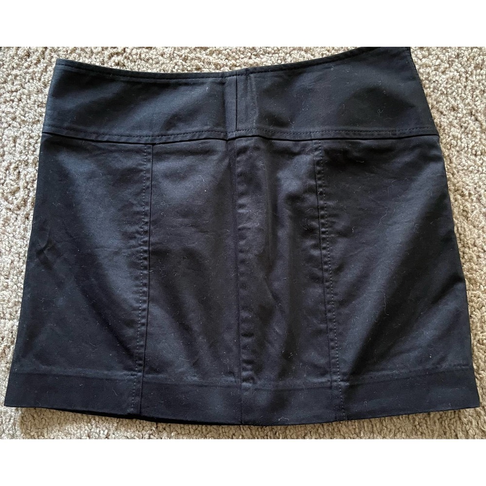 Express Women’s Juniors Mini Skirt Side Zip Up Size 2 Black